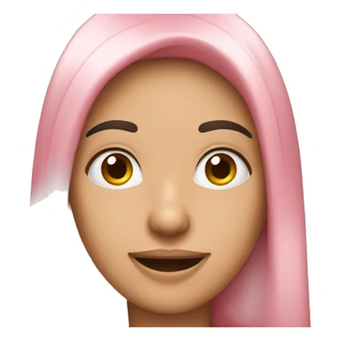 Emojis navideños rosados  sticker