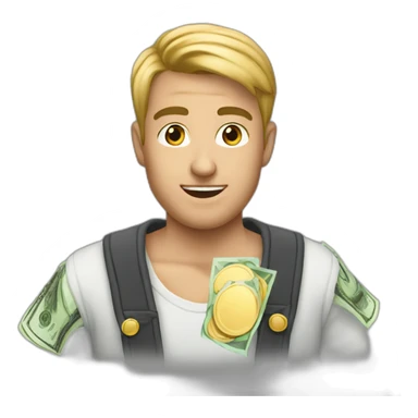 Money-maker-euro-boy sticker