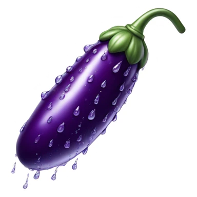 Aubergine shower sticker