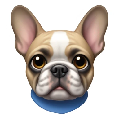 Teddy the frencjy blue tan  sticker