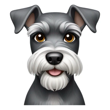 Miniature Schnauzer dog sticker