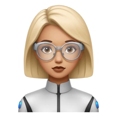 AI Genius that is a woman sticker