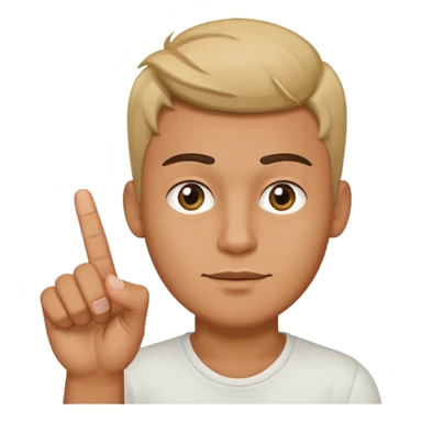 Gay guy with middle finger sticker