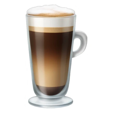 Winter glass of expresso sticker