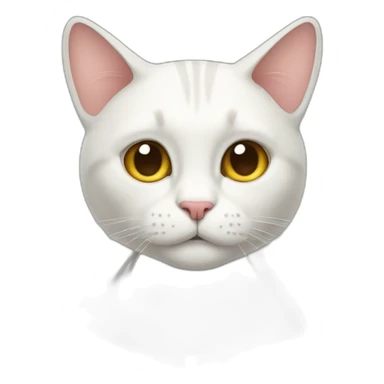 Conceited cat sticker