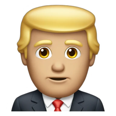 Donald Trump Head sticker