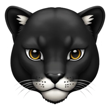 Black puma sticker