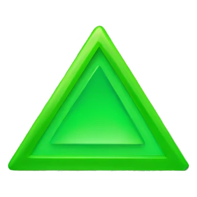 green triangle for kpis forest sticker