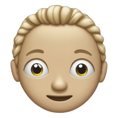 Personne qui regarde mal en jugeant avec ses yeux et en plissant le nez sticker