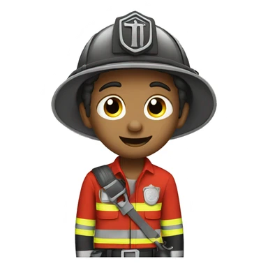 Fireman to the rescue sticker
