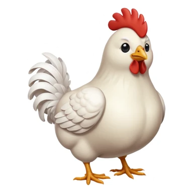 Body of chicken no head sticker
