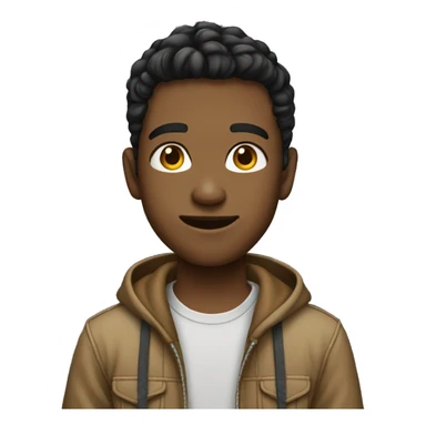 Male Teenager street clothes sticker