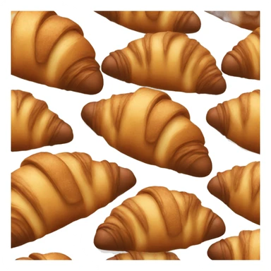 chocolate croissant sticker