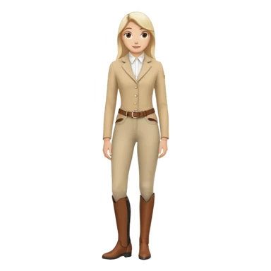 Pantalones de montar hipica sticker