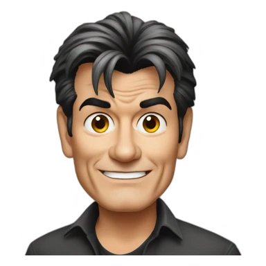 Charlie sheen sticker
