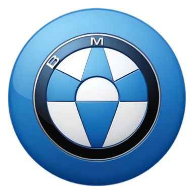 BMW logo sticker