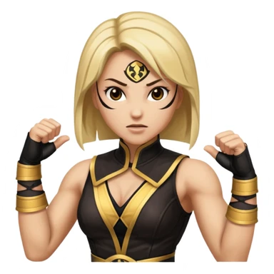 finish her in mortal combat game sticker