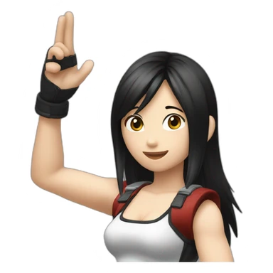 Tifa salute sticker
