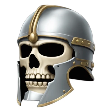 skull centurion helmet sticker