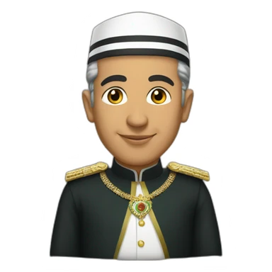 Hassan II sticker