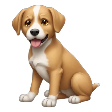 chien qui joue aux jeux vidéos sticker