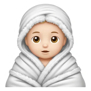 baby in a blanket sticker