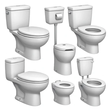 toilet itemleri sticker