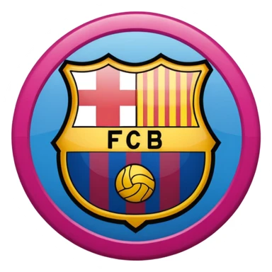 FC Barcelona logo sticker