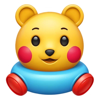 High resolution of toy sticker