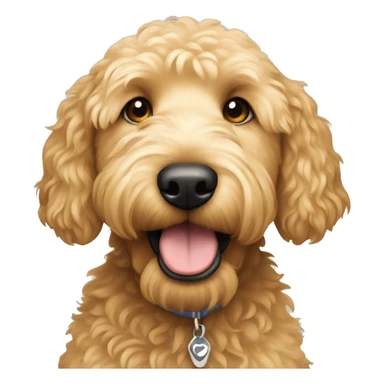 Golden doodle sticker