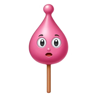 Pink tootsie pop sticker