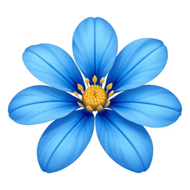 Flor azul sticker
