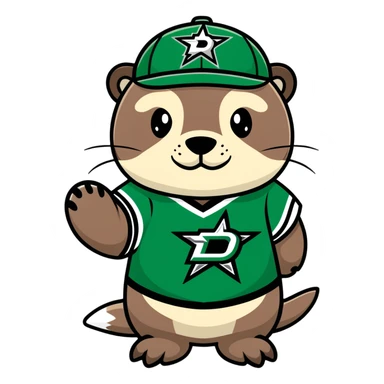 Otter Dallas Stars sticker