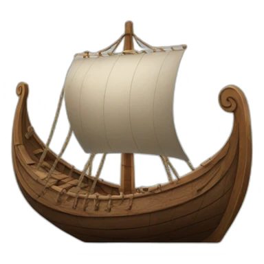 viking ship sticker