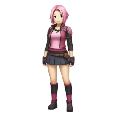 Sakura haruno full body sticker