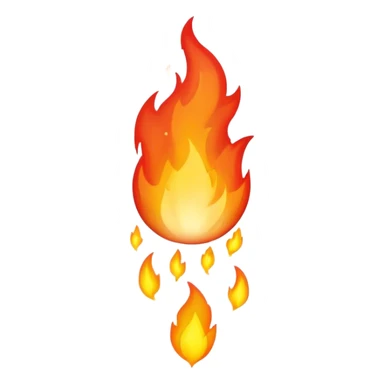 Fire fall from outer space  sticker