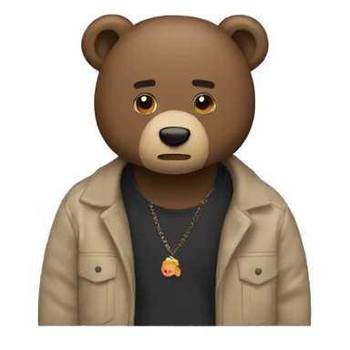kanye west bear sticker