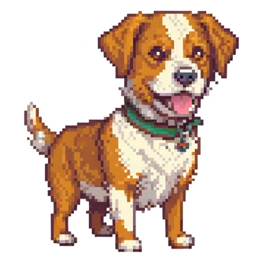 boomer, playful and expressive pixel art style sticker