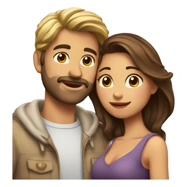 Pareja amor sticker