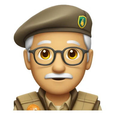 old man scout sticker