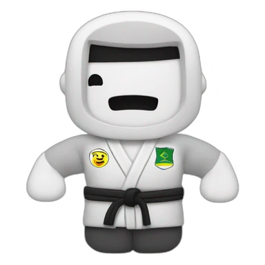 brazilian jiu-jitsu sticker