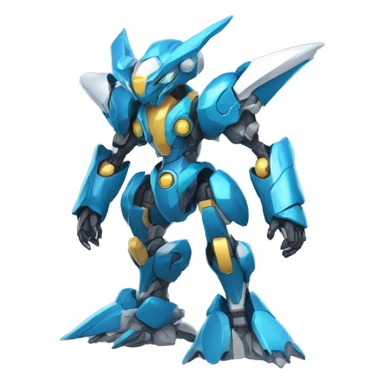 Futuristic Mechanical Pokémon-Medabot-Dragon full body sticker