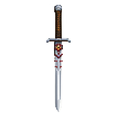 Iron sword with runic engravings on blade sticker
