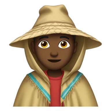 Jordan wearing a poncho  sticker