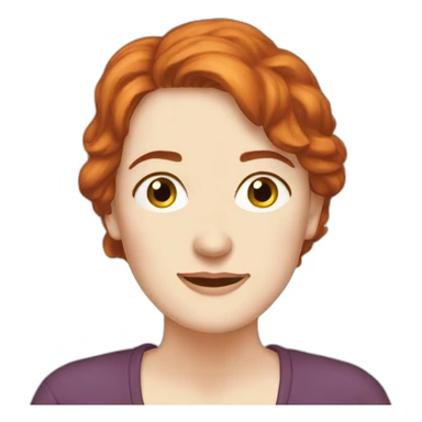 Emma Donoghue author wide open mouthemoji sticker
