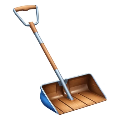 snow shovel object icon, metal snow shovel with wooden handle, winter equipment, glossy highlights, 3D cartoon, mobile game icon style, centered, clean background, no text, no watermark

 sticker