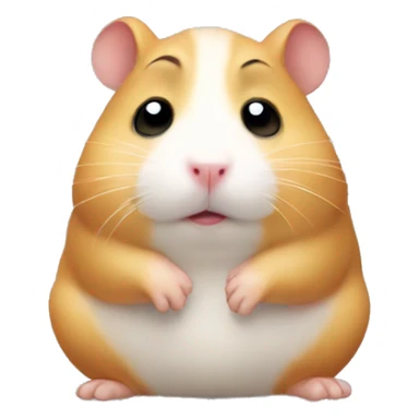 Sad hamster  sticker