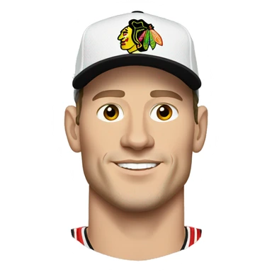 Jonathan Toews beach dude sticker
