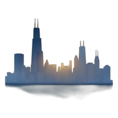 chicago skyline  sticker