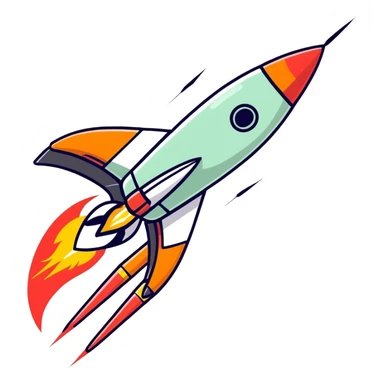 Evil fox launching rockets and missiles    sticker